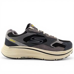 Skechers Go Run Consistent 2.0 Retro Runner V1 Mens Size 11.5 Charcoal Black NEW